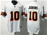 Cleveland Browns #10 Quinshon Judkins White 1946 Collection Vapor F.U.S.E. Limited Jersey