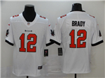 Tampa Bay Buccaneers #12 Tom Brady White Vapor Limited Jersey