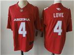 Arizona Cardinals #4 Jeremiyah Love Red Vapor F.U.S.E. Limited Jersey