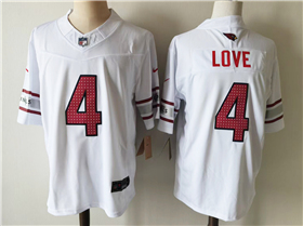 Arizona Cardinals #4 Jeremiyah Love White Vapor F.U.S.E. Limited Jersey