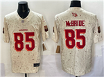 Arizona Cardinals #85 Trey McBride Cream Rivalries Vapor F.U.S.E. Limited Jersey