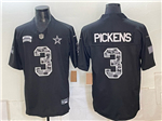Dallas Cowboys #3 George Pickens Black 2026 Salute To Service Limited Jersey