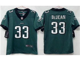 Philadelphia Eagles #33 Cooper DeJean Youth Green Vapor Limited Jersey