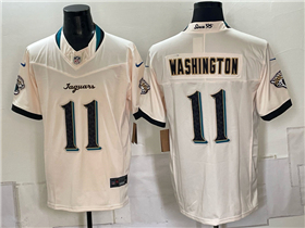 Jacksonville Jaguars #11 Parker Washington 2026 Cream Vapor F.U.S.E. Limited Jersey