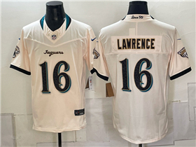Jacksonville Jaguars #16 Trevor Lawrence 2026 Cream Vapor F.U.S.E. Limited Jersey