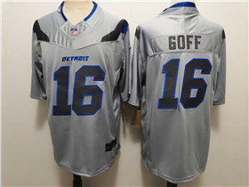 Detroit Lions #16 Jared Goff 2026 Gray Rivalries Vapor F.U.S.E. Limited Jersey