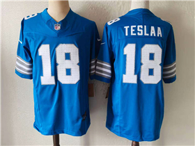 Detroit Lions #18 Isaac TeSlaa Blue Vapor F.U.S.E. Limited Jersey
