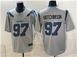 Detroit Lions #97 Aidan Hutchinson 2026 Gray Rivalries Vapor F.U.S.E. Limited Jersey
