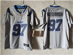 Detroit Lions #97 Aidan Hutchinson Youth 2026 Gray Rivalries Vapor F.U.S.E. Limited Jersey