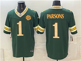 Green Bay Packers #1 Micah Parsons 2026 Green Rivalries Vapor F.U.S.E. Limited Jersey
