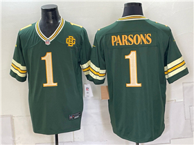 Green Bay Packers #1 Micah Parsons 2026 Green Rivalries Vapor Limited Jersey