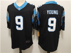 Carolina Panthers #9 Bryce Young Black Vapor F.U.S.E. Limited Jersey