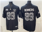 Las Vegas Raiders #89 Brock Bowers Black 2026 Salute To Service Limited Jersey