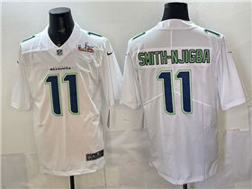 Seattle Seahawks #11 Jaxon Smith-Njigba White Super Bowl LX Carbon Fashion Limited Jersey