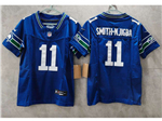 Seattle Seahawks #11 Jaxon Smith-Njigba Youth Royal Throwback Vapor F.U.S.E. Limited Jersey