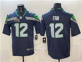 Seattle Seahawks #12 Fan Blue Super Bowl LX Limited Jersey