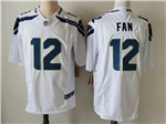 Seattle Seahawks #12 Fan White Vapor F.U.S.E. Limited Jersey