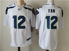 Seattle Seahawks #12 Fan White Vapor F.U.S.E. Limited Jersey