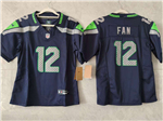 Seattle Seahawks #12 Fan Women's Blue Vapor F.U.S.E. Limited Jersey