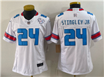 Houston Texans #24 Derek Stingley Jr. Women's 2026 White Rivalries Vapor F.U.S.E. Limited Jersey