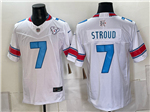Houston Texans #7 C.J. Stroud 2026 White Rivalries Vapor F.U.S.E. Limited Jersey