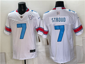 Houston Texans #7 C.J. Stroud 2026 White Rivalries Vapor F.U.S.E. Limited Jersey