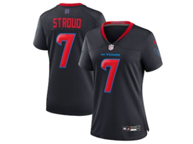 Houston Texans #7 C.J. Stroud Women's 2024 Alternate Navy Vapor Limited Jersey