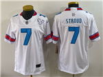 Houston Texans #7 C.J. Stroud Women's 2026 White Rivalries Vapor F.U.S.E. Limited Jersey
