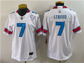 Houston Texans #7 C.J. Stroud Women's 2026 White Rivalries Vapor F.U.S.E. Limited Jersey