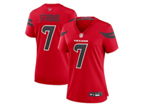 Houston Texans #7 C.J. Stroud Women's 2024 Red Vapor Limited Jersey