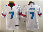 Houston Texans #7 C.J. Stroud Youth 2026 White Rivalries Vapor F.U.S.E. Limited Jersey