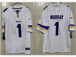 Minnesota Vikings 1 Kyler Murray White Vapor Limited Jersey