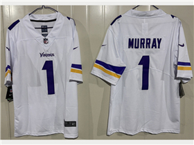 Minnesota Vikings #1 Kyler Murray White Vapor Limited Jersey