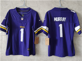 Minnesota Vikings #1 Kyler Murray Women's Purple Vapor F.U.S.E. Limited Jersey