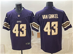 Minnesota Vikings #43 Andrew Van Ginkel 2026 Purple Rivalries Vapor F.U.S.E. Limited Jersey