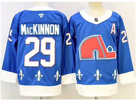 Colorado Avalanche #29 Nathan MacKinnon 2025-26 Heritage Light Blue Jersey
