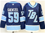 Tampa Bay Lightning #59 Jake Guentzel Blue 2025 Stadium Series Jersey