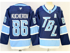Tampa Bay Lightning #86 Nikita Kucherov Blue 2025 Stadium Series Jersey