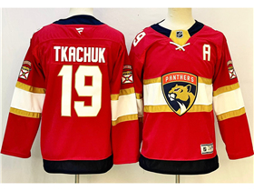 Florida Panthers #19 Matthew Tkachuk Youth Red Jersey