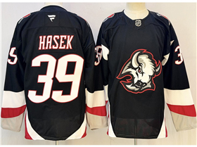 Buffalo Sabres #39 Dominik Hasek Black Jersey
