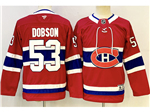 Montreal Canadiens #53 Noah Dobson Youth Red Jersey