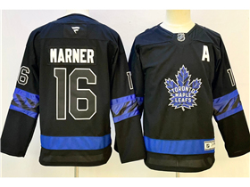 Toronto Maple Leafs #16 Mitchell Marner Youth Black Alternate Jersey