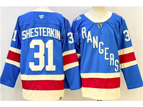 New York Rangers #31 Igor Shesterkin 2025-26 Centennial Light Blue Jersey
