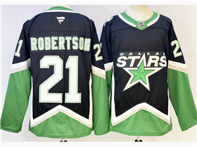 Dallas Stars #21 Jason Robertson Altenate Black Jersey