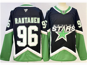 Dallas Stars #96 Mikko Rantanen Altenate Black Jersey