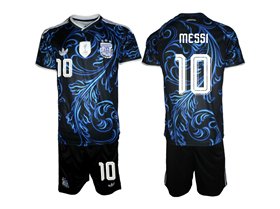 Argentina 2026 Away Navy Soccer Jersey with #10 Messi printing