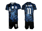 Argentina 2026 Away Navy Soccer Jersey with #11 di María Printing