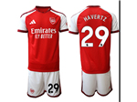 Arsenal F.C. 2026/27 Home Red Soccer Jersey with #29 Havertz Printing