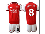 Arsenal F.C. 2026/27 Home Red Soccer Jersey with #8 Ødegaard Printing