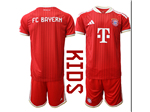 FC Bayern Munich 2026/27 Youth Home Red Soccer Jersey
